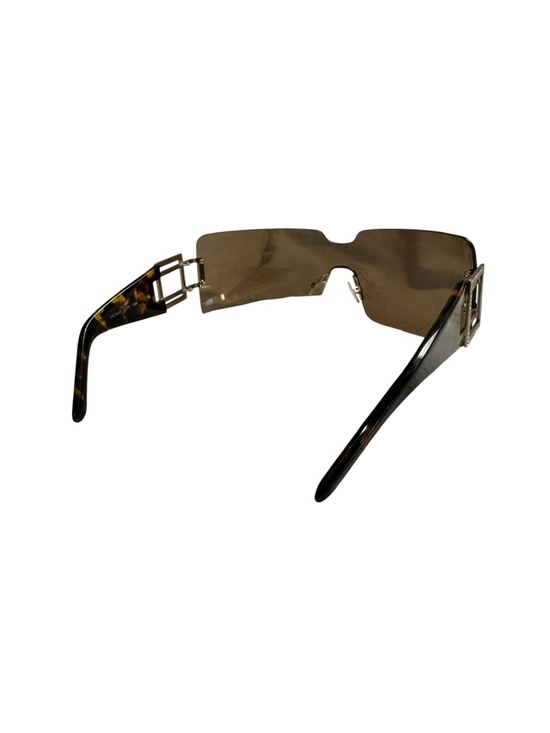 Genuine LANVIN LV2135 Designer Sunglasses Brown Tortoise Rhinestones France main image 7